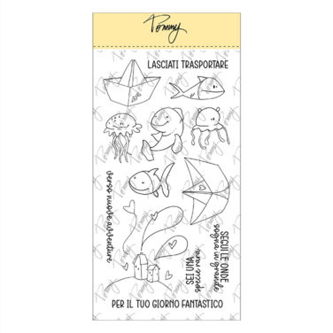 TOMMY ART - Tommy clear stamps – Segui le onde by Laura Cortinovis
