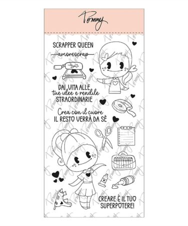 TOMMY ART - Tommy clear stamps – Scrapper queen by Dolcelegno
