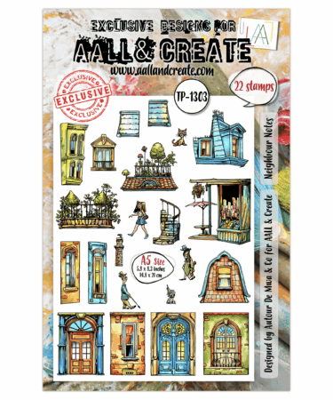 AALL & CREATE - STAMP SET A5 - Neighbour Notes