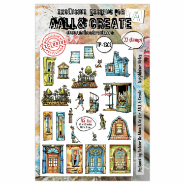 AALL & CREATE - STAMP SET A5 - Neighbour Notes