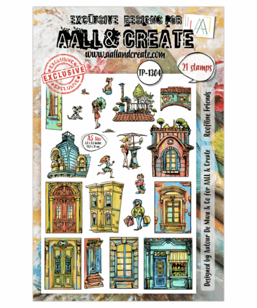 AALL & CREATE - STAMP SET A5 - Roofline Friends