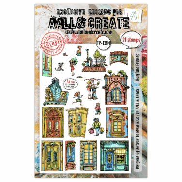 AALL & CREATE - STAMP SET A5 - Roofline Friends