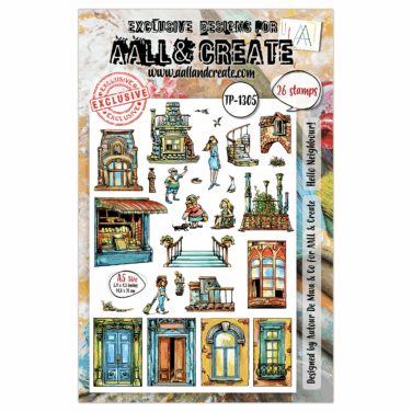 AALL & CREATE - STAMP SET A5 - Hello Neighbour!