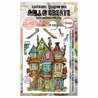 AALL & CREATE - STAMP SET A6 - Miniature Mansions