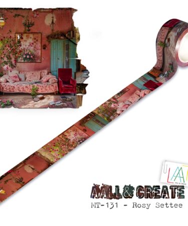 AALL & CREATE - WASHI TAPE -Rosy Settee