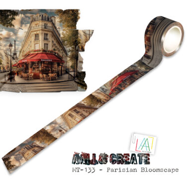 AALL & CREATE - WASHI TAPE -Parisian Bloomscape