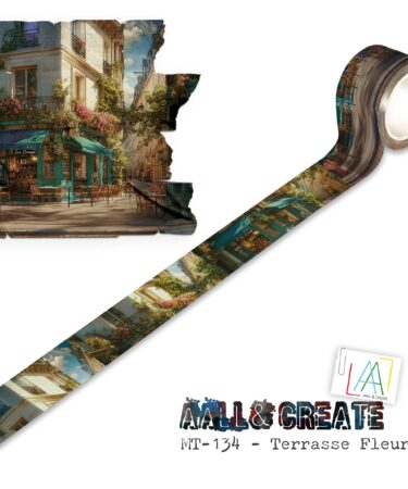 AALL & CREATE - WASHI TAPE -Terrasse Fleurie