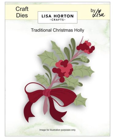 Lisa Horton Crafts Layering Dies -Traditional Christmas Holly