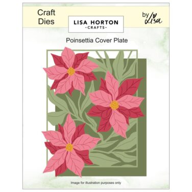 Lisa Horton Crafts Cover Plate Layering Dies - Poinsettia