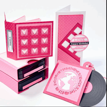 Alternative view of Lisa Horton Crafts Paula Creates Die Set - Treasure Book Panels