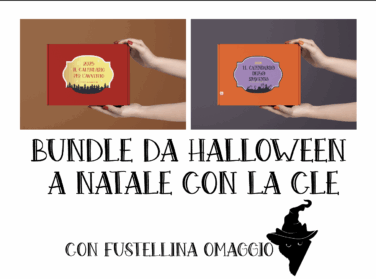 IL NEGOZIO DELLA MAMMA DI CLE- BUNDLE CALENDARI 2025 SPAVENTO+ PER L'AVVENTO + fustellina omaggio