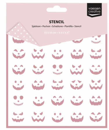 Vaessen Creative • Pumpkin Faces 15x15cm
