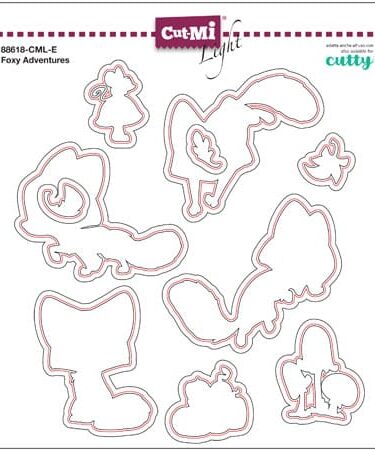 IMPRONTE D'AUTORE - fustelle Foxy Adventures