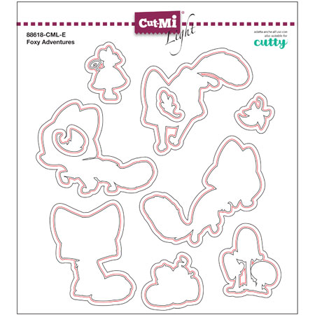 IMPRONTE D'AUTORE - fustelle Foxy Adventures