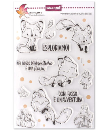 IMPRONTE D'AUTORE - set di timbri  Foxy Adventures