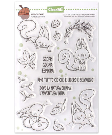 IMPRONTE D'AUTORE - set di timbri Nutty Explorers