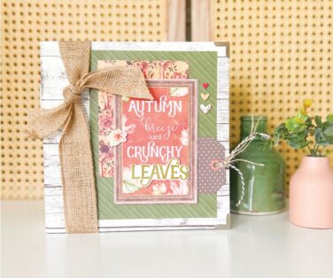 SIMPLE STORIES -   progetto  6X8 SN@P! ALBUM prodotto contenitore - COLLEZIONE AUTUMN BREEZE
