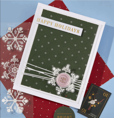 Alternative view of Spellbinders  - Merry Moments Dimensional Snowflakes