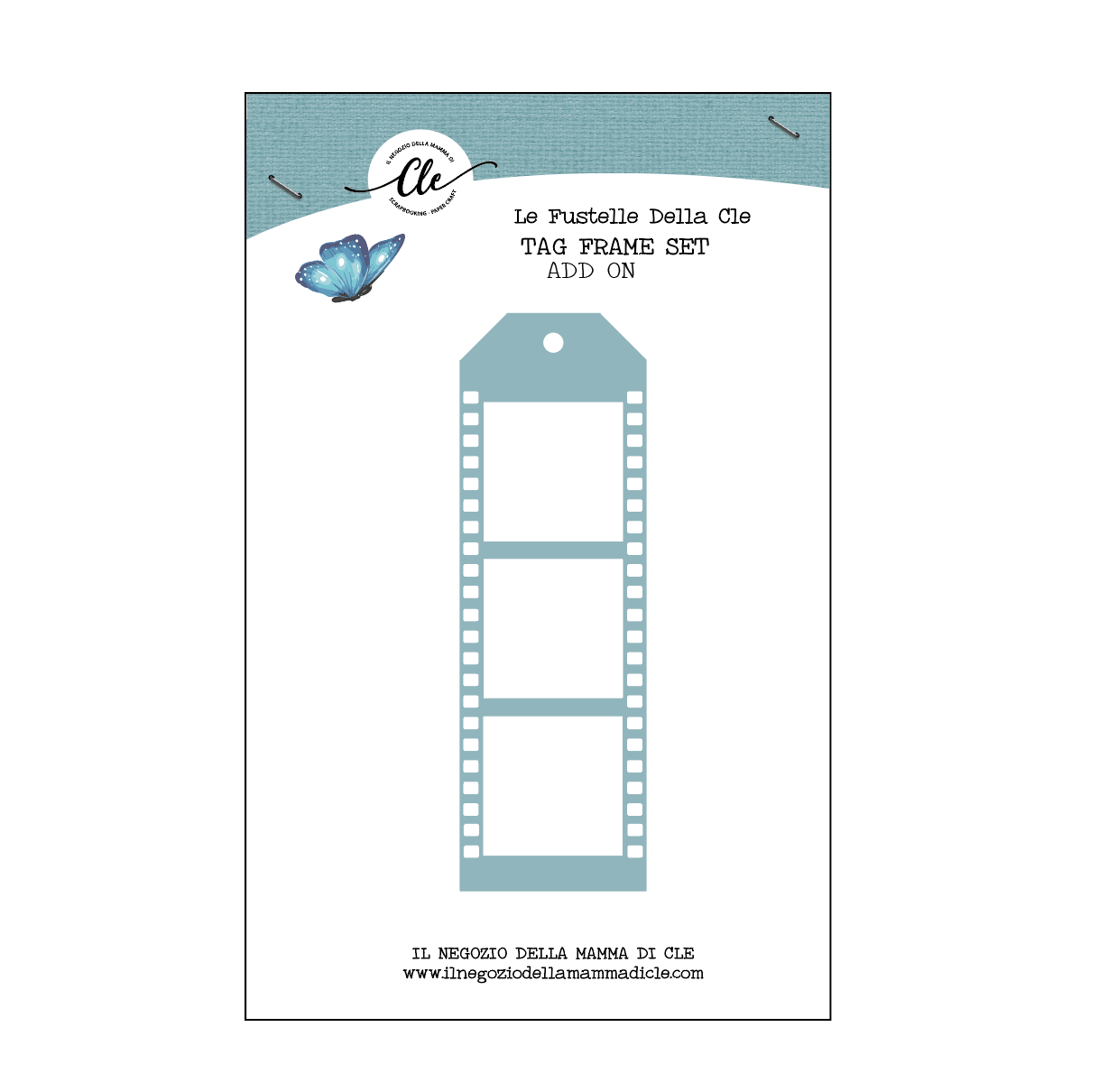 IL NEGOZIO DELLA MAMMA DI CLE- LE FUSTELLE DELLA CLE- TAG FRAME ADD ON