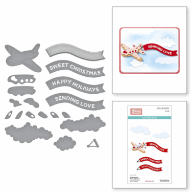 Spellbinders -in collaborazione con Stamperia - Fustelle Gingerbread Plane & Banners