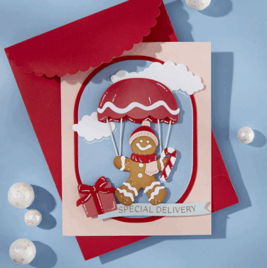 Alternative view of Spellbinders -in collaborazione con Stamperia - Fustelle Gingerbread Delivery