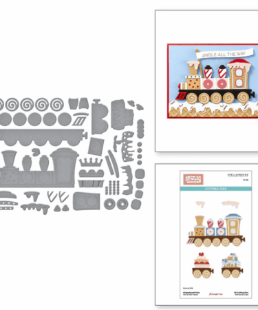 Spellbinders -in collaborazione con Stamperia - Gingerbread Train