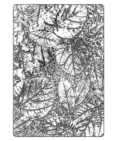 Alternative view of Sizzix 3D Texture Fades by Tim Holtz A5 Foliage Large