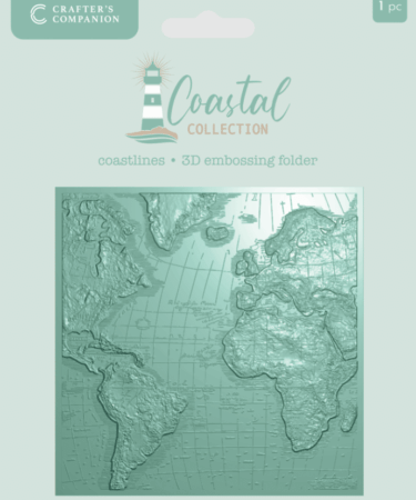Crafter's Companion Coastal 3D Embossing Folder Coastlines