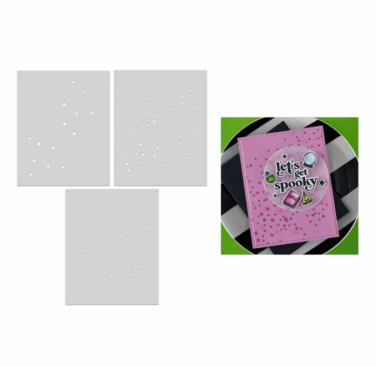 Hero Arts  - Color Layering Scattered Stars Stencils