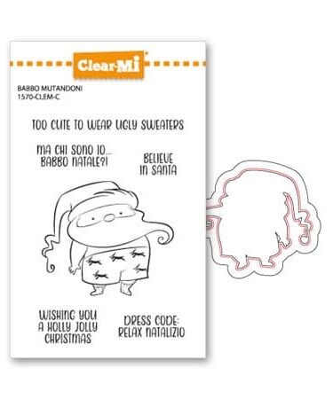 IMPRONTE D'AUTORE -  Set Clear+Fustelle - Babbo mutandoni