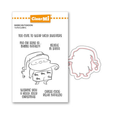 IMPRONTE D'AUTORE -  Set Clear+Fustelle - Babbo mutandoni