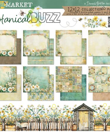 49 AND MARKET Collezione Botanical Buzz - 12 x12 Collection Pack