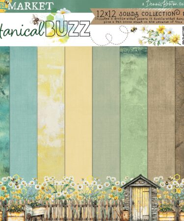 49 AND MARKET Collezione Botanical Buzz - 12 x12 Solids Collection Pack