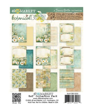 49 AND MARKET Collezione Botanical Buzz - 6 x 8 Collection Pack