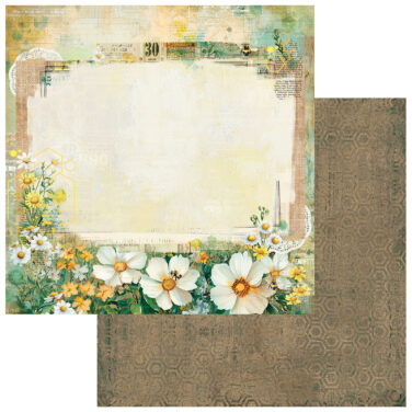 49 AND MARKET Collezione Botanical Buzz  - Carta patterned 12x12 - Meadow