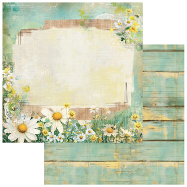 49 AND MARKET Collezione Botanical Buzz  - Carta patterned 12x12 - Fresh