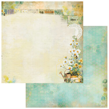 49 AND MARKET Collezione Botanical Buzz  - Carta patterned 12x12r - Lush