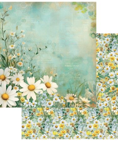 49 AND MARKET Collezione Botanical Buzz  - Carta patterned 12x12 - Fragrant