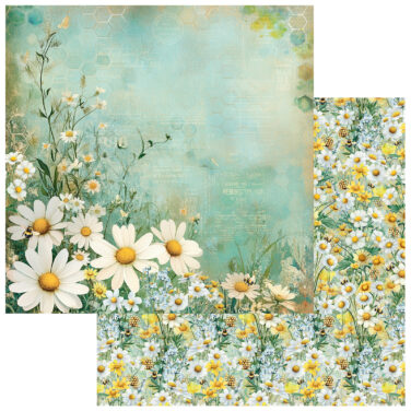 49 AND MARKET Collezione Botanical Buzz  - Carta patterned 12x12 - Fragrant