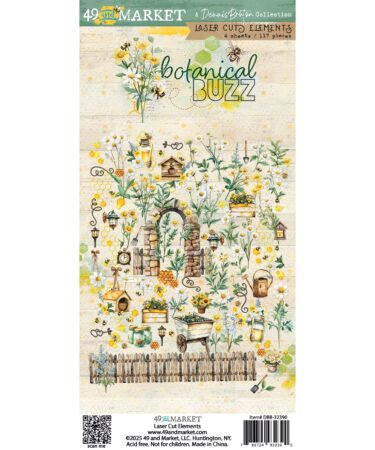 49 AND MARKET Collezione Botanical Buzz  - Laser Cut Element Set