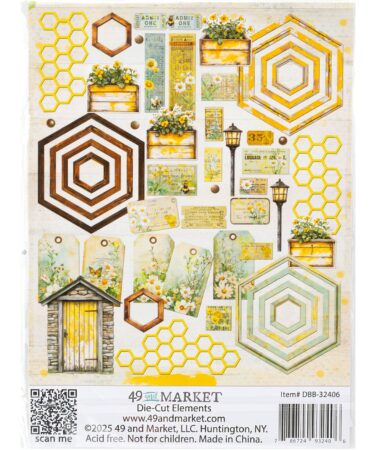 Alternative view of 49 AND MARKET Collezione Botanical Buzz  - Die-cut Elements