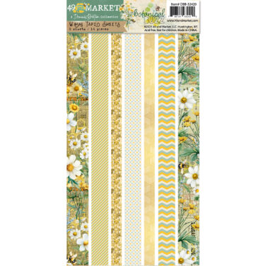 49 AND MARKET Collezione Botanical Buzz  - Washi Tape Sheet Set