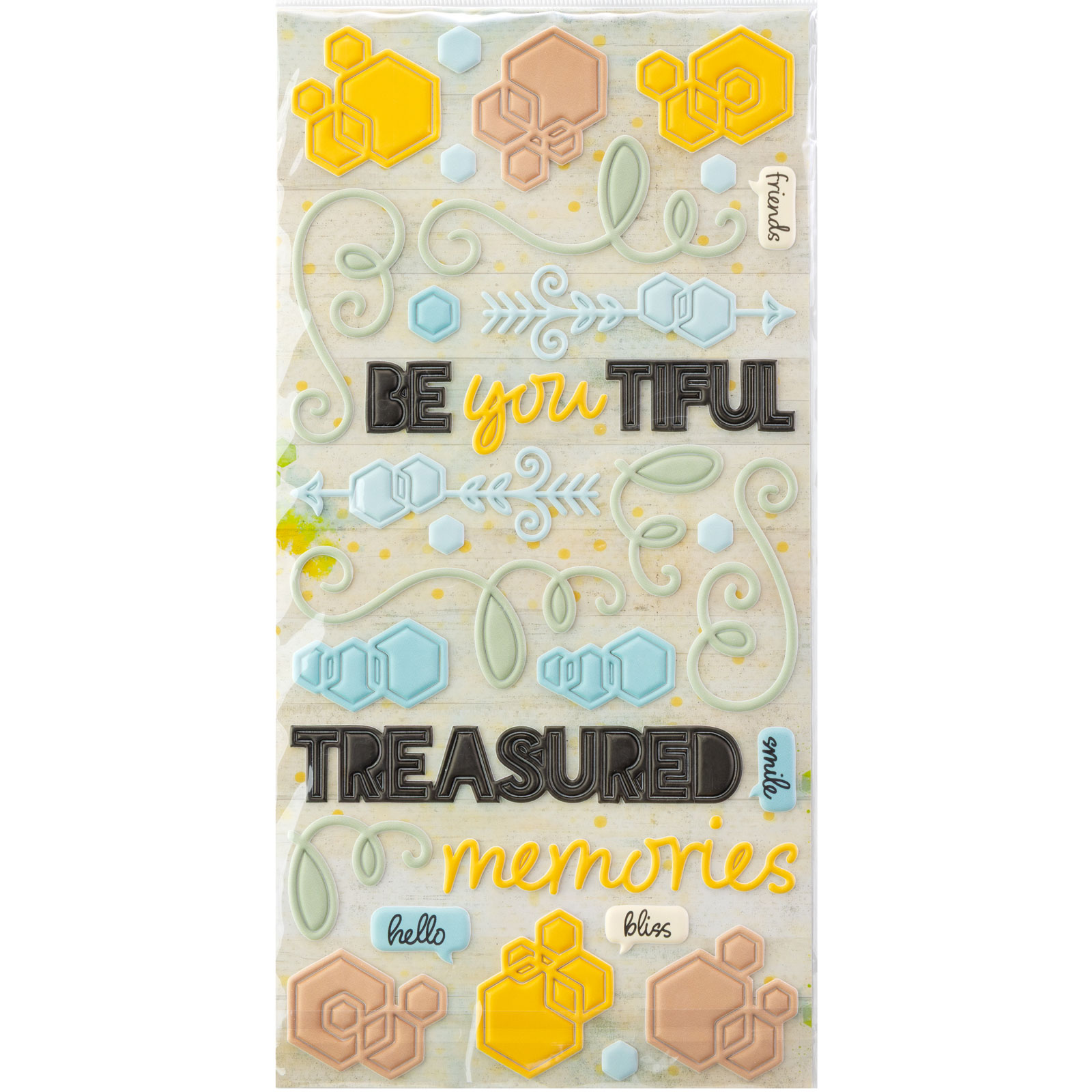 49 AND MARKET Collezione Botanical Buzz - Puffy Stickers - immagine 2