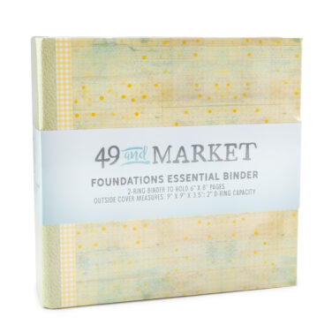 49 AND MARKET Collezione Botanical Buzz  - Foundations Binder Album Kit - Sunny
