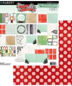Alternative view of 49 AND MARKET, Vicki Boutin - Collezione Mistletoe and Memories  - 12x12 Starters Collection Pack (10 papers, 1 ea)