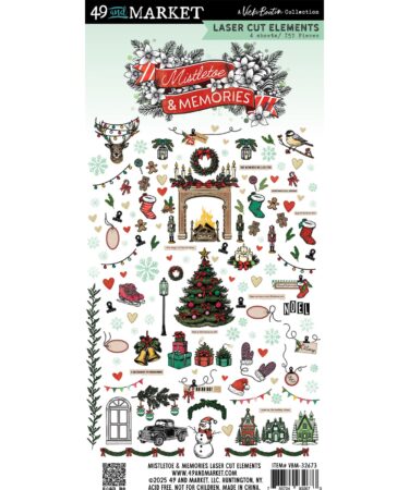 49 AND MARKET, Vicki Boutin - Collezione Mistletoe and Memories  - Laser Cut Elements