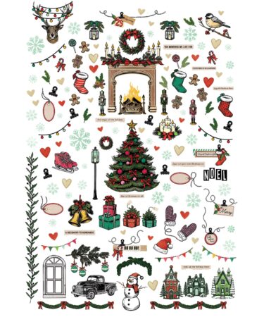 Alternative view of 49 AND MARKET, Vicki Boutin - Collezione Mistletoe and Memories  - Laser Cut Elements