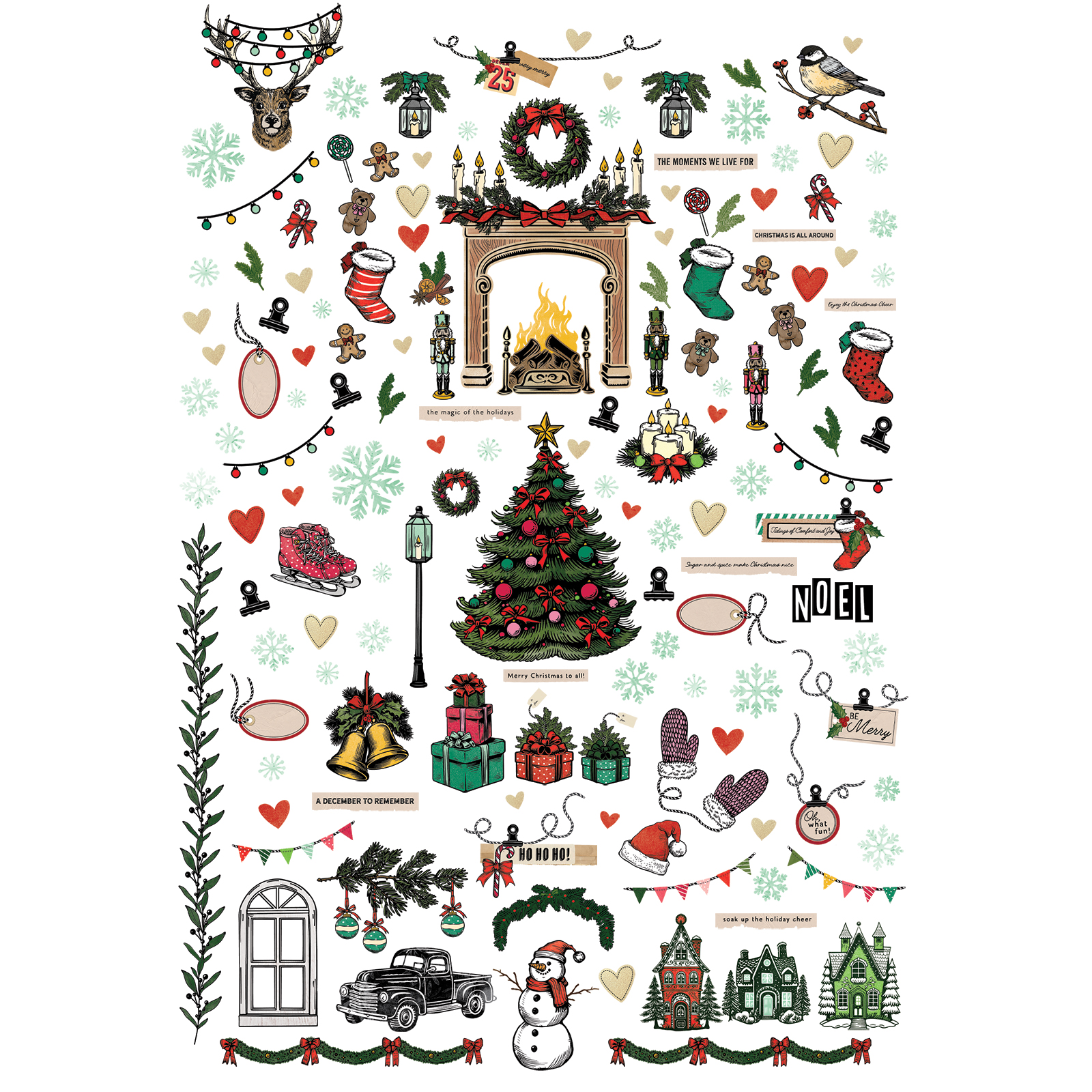 49 AND MARKET, Vicki Boutin - Collezione Mistletoe and Memories - Laser Cut Elements - immagine 2