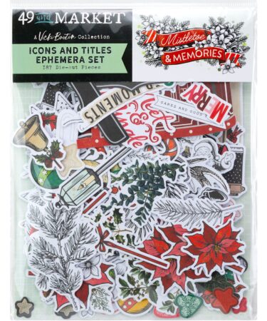49 AND MARKET, Vicki Boutin - Collezione Mistletoe and Memories  -  Icon Die-Cuts