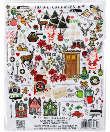 Alternative view of 49 AND MARKET, Vicki Boutin - Collezione Mistletoe and Memories  -  Icon Die-Cuts